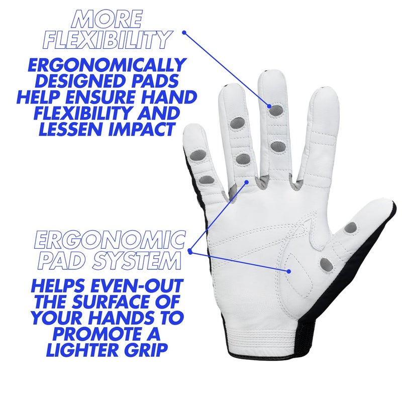 Bionic Men's Right Hand Racquetball Glove, Medium , Black/White - Image 4